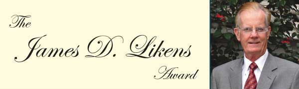 The James D Likens Award The James D Likens Award